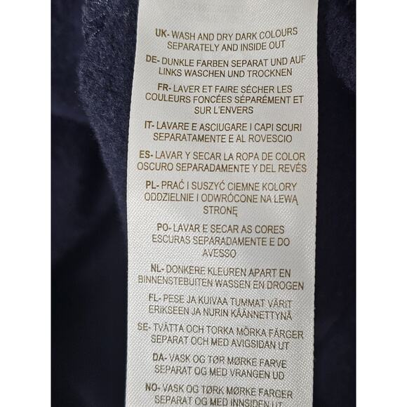 Boden Navy Women’s Sweatshirt Ruffle Sleeves Floral Design - Size 6 - Picture 8 of 13